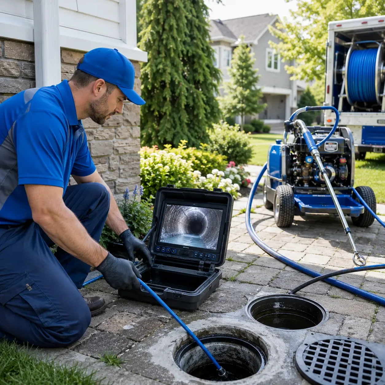 Outdoor drain cleaning professionals serving New Knoxville, OH